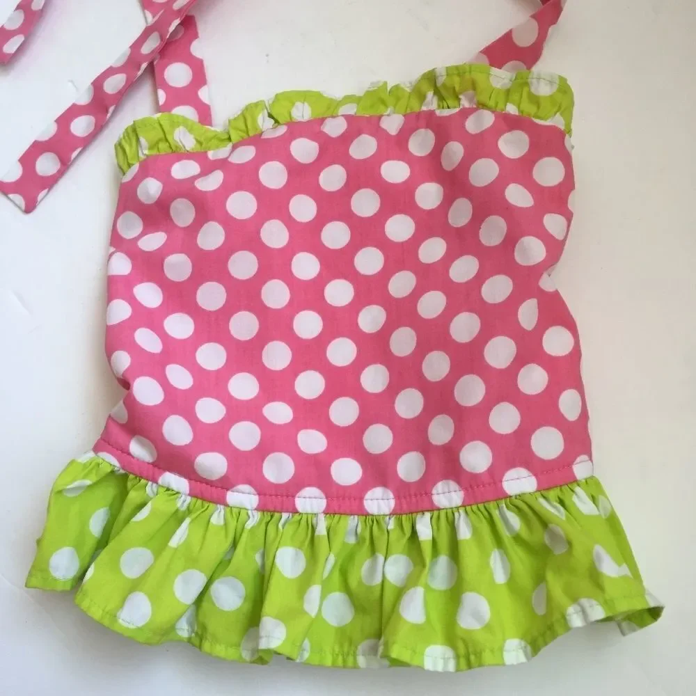 KELLY'S KIDS POLKA DOT TWO PIECE TANKINI SWIMSUIT‎